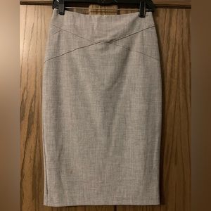 New York & Co Gray Pencil Skirt / Sz 2